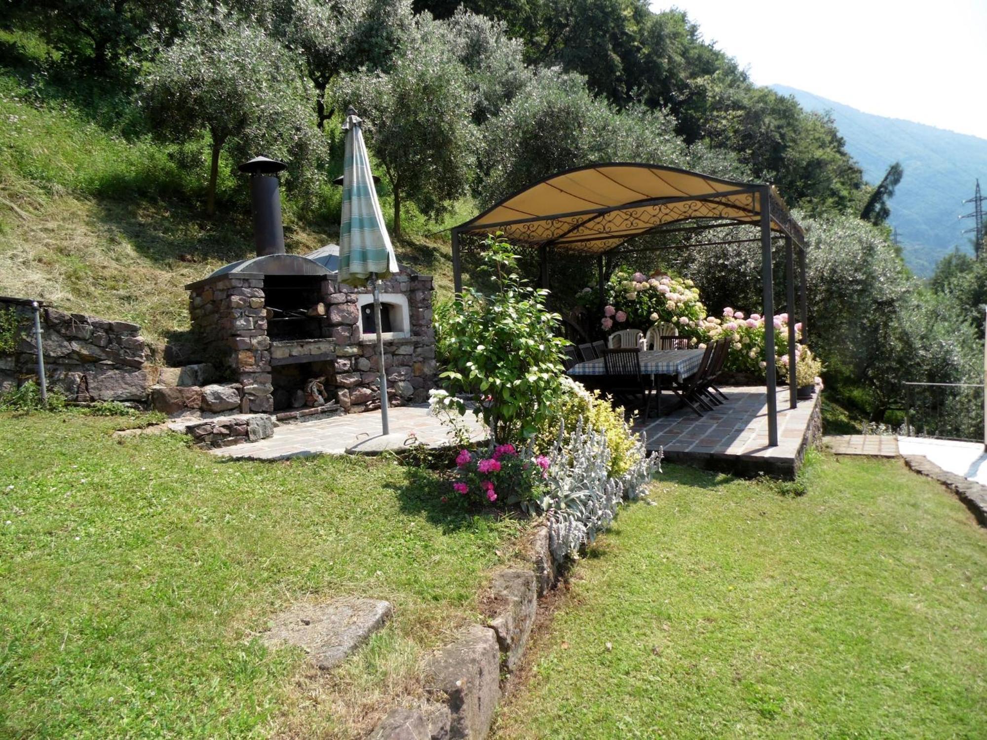 Villa In Pisogne With Pool Garden And Lake View Bagian luar foto