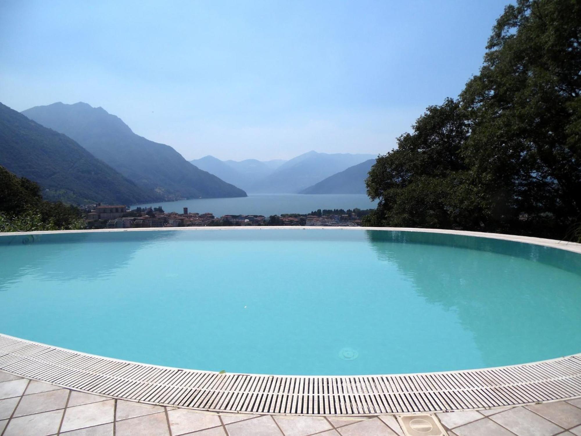 Villa In Pisogne With Pool Garden And Lake View Bagian luar foto